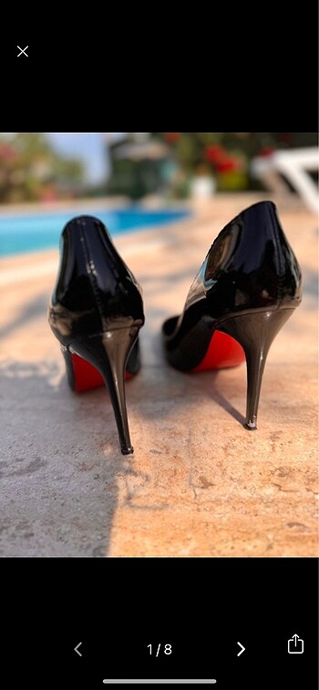 Altı kırmızı stiletto
