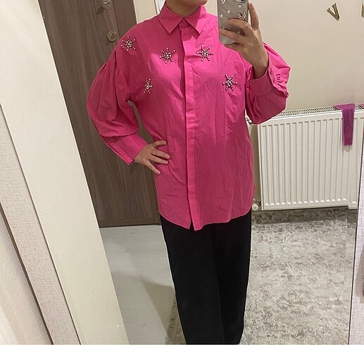 40 Beden Kadın gömlek