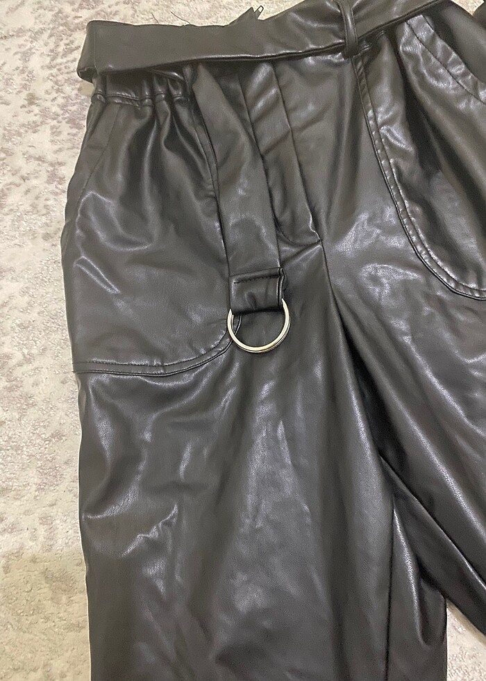 Kadın deri pantolon - Görsel 3