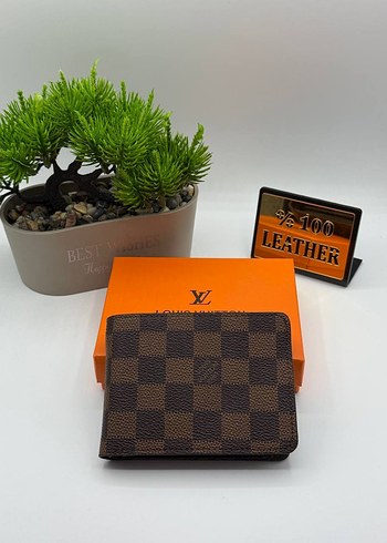 Louis Vuitton Siyah Baskılı Erkek Cüzdanı - Görsel 3