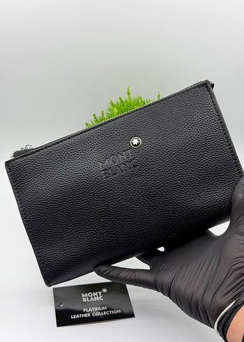 Montblanc Siyah Deri Erkek Cüzdan - Görsel 2