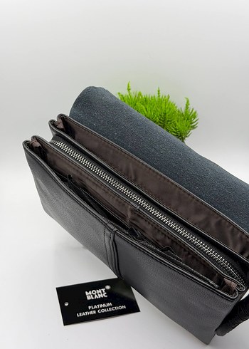 Mont Blanc Siyah Deri Erkek Cüzdan - Görsel 4