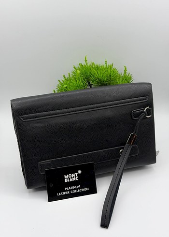 Mont Blanc Siyah Deri Erkek Cüzdan - Görsel 3