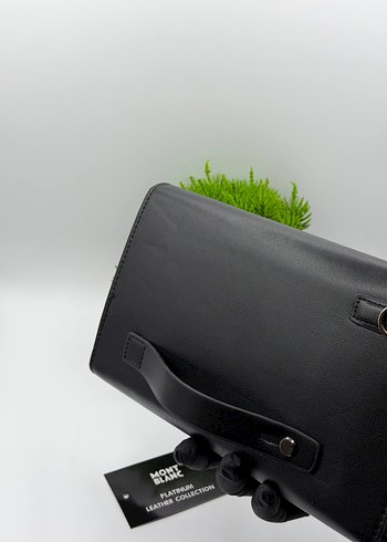 Mont Blanc Siyah Deri  Cüzdan - Görsel 3