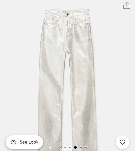 38 Beden metalik pantolon/jean