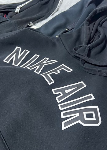 Nike Air Siyah Kapüşonlu Sweatshirt - Görsel 4