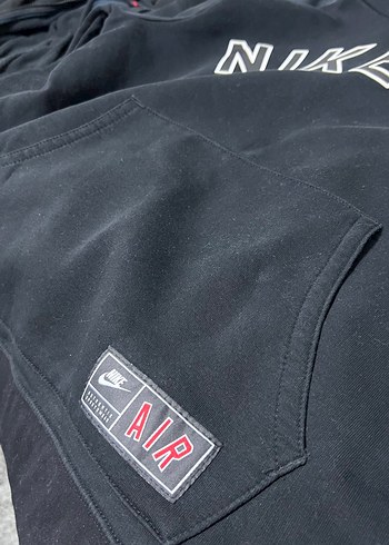 Nike Air Siyah Kapüşonlu Sweatshirt - Görsel 5