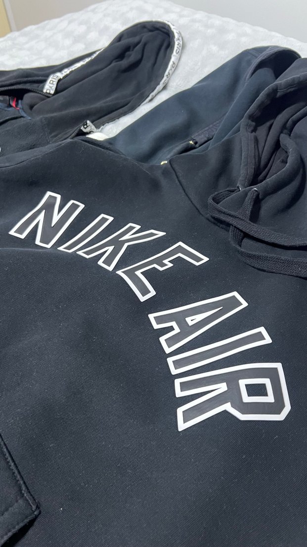 Nike Air Siyah Kapüşonlu Sweatshirt - Görsel 4
