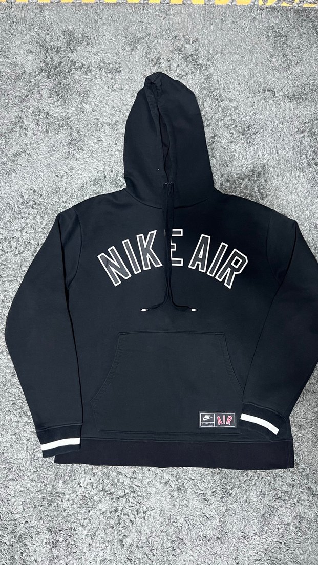 Nike Air Siyah Kapüşonlu Sweatshirt - Görsel 2