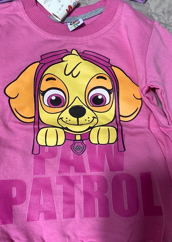 Renkli Baskılı Kız Sweatshirtleri, Uzun Kollu 4lü fiyat - Görsel 3