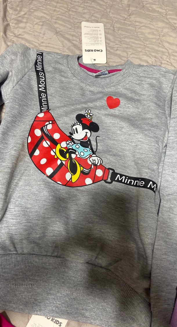 Kız Çocuk Renkli Baskılı Uzun Kollu 4lü - Görsel 5