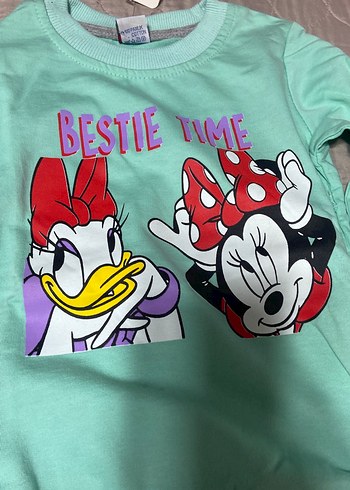 Kız Çocuk Renkli Baskılı Sweatshirt 4lü fiyat - Görsel 4