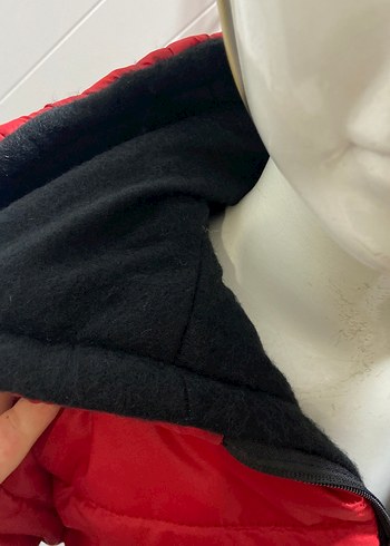 Kırmızı Fermuarlı içi polarlı Erkek Çocuk Mont - Görsel 4