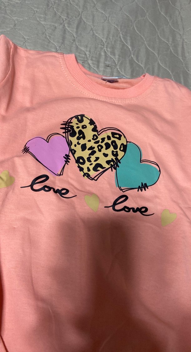 Renkli Baskılı Kız Sweatshirtleri 4lü fiyat - Görsel 4