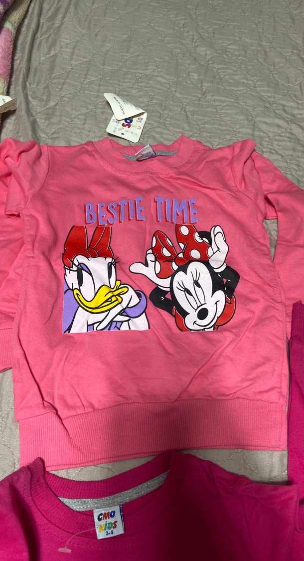 Baskılı Kız Sweatshirt 4lü - Görsel 3