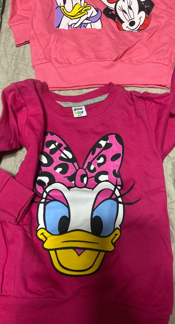 Baskılı Kız Sweatshirt 4lü - Görsel 2