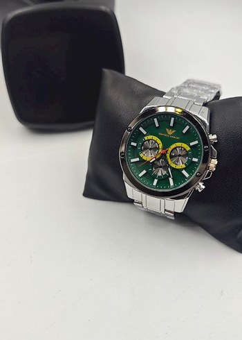 Armani Klasik Erkek Kol Saati Yeşil Kadranlı