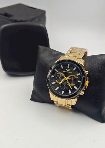 Erkek Armani Altın Renk Modern Klasik Kol Saati