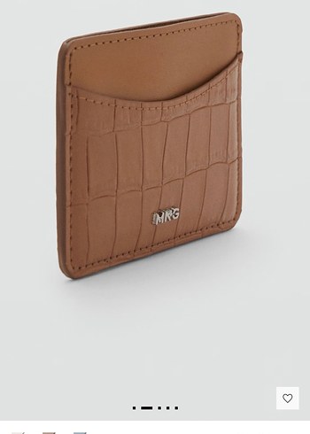 Mango Mango Kahverengi Minimalist Kadın Deri Cüzdan