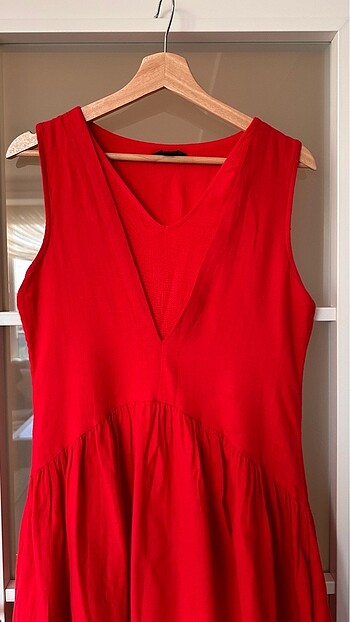 s Beden kırmızı Renk Kırmızı Midi Elbise