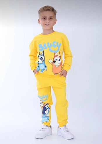 Bluey Baskılı Erkek Çocuk Eşofman Takımı
