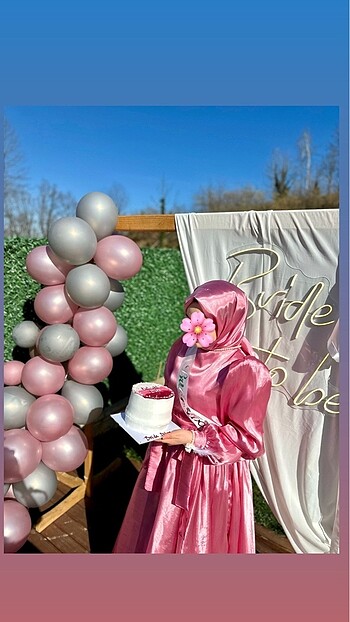 l Beden Bride tesettür abiye 38-40-42 beden