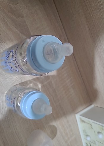 Mavi Bebek Biberonu Seti - Görsel 2