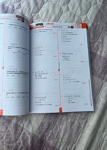  Beden 2024 KPSS Matematik Video Çözümlü Soru Bankası İlyas Günes