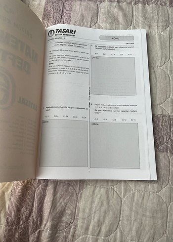  Tasarı Sayısal Mantık Matematik Defteri