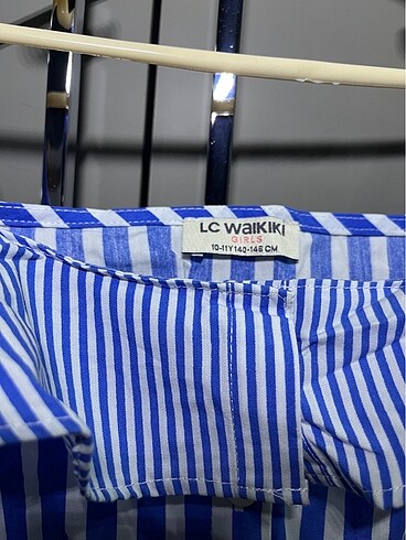 LC Waikiki Çizgili Poplin elbise