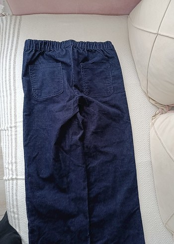 Lacivert Düğmeli Çocuk Pantolon - Görsel 3