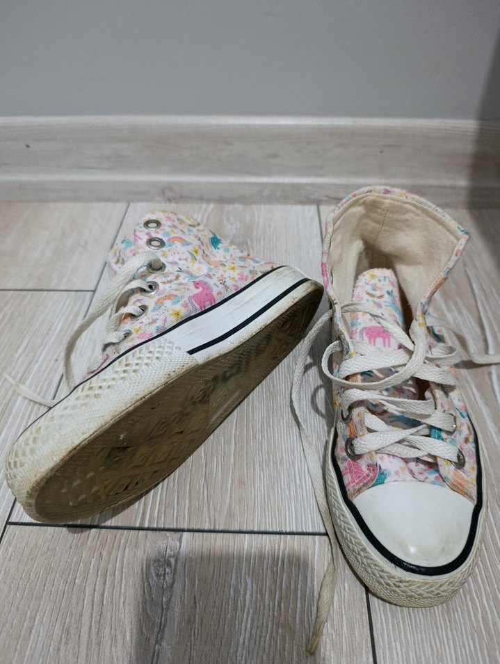 kız çocuk converse ayakkabı - Görsel 2