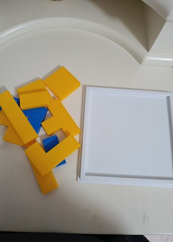 60 Görevli Yenilikçi Tangram Eğitici Oyuncak - Görsel 8