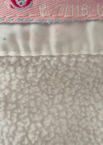 Kız Çocuk Kapüşonlu Baskılı Yelek - Görsel 6