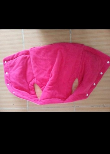 Kız Çocuk Pembe Düğmeli Yelek - Görsel 5