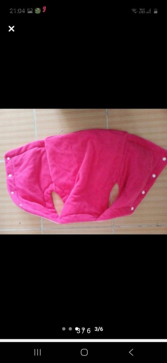 Kız Çocuk Pembe Düğmeli Yelek - Görsel 5