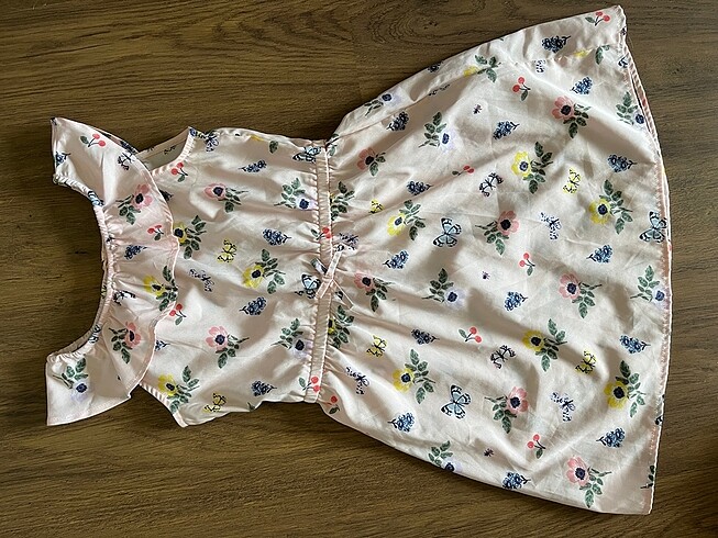 5 Yaş Beden ten rengi Renk H&M yazlık çocuk elbisesi