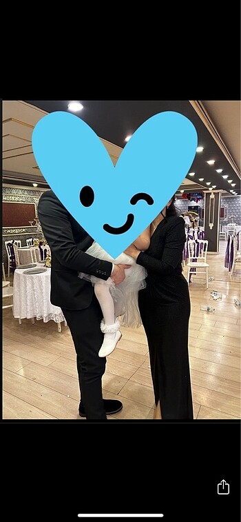 m Beden Kadın siyah uzun abiye elbise