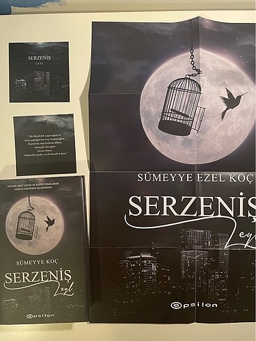 Serzeniş - Leyl - 1. Kitap - Ciltli - Ayraç ve Posterli