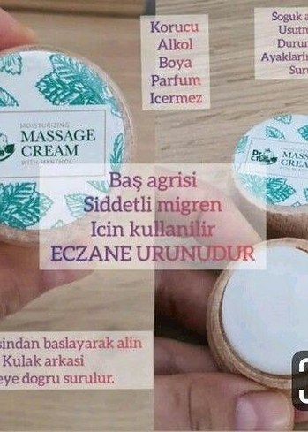 Mentollü Masaj Kremi