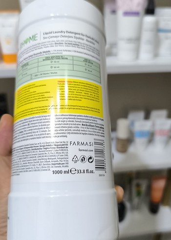 diğer Beden beyaz Renk Farmasi Mr.Wipes Konsantre Sıvı Çamaşır Deterjanı