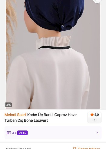 Beden Kadın Başörtüsü bone