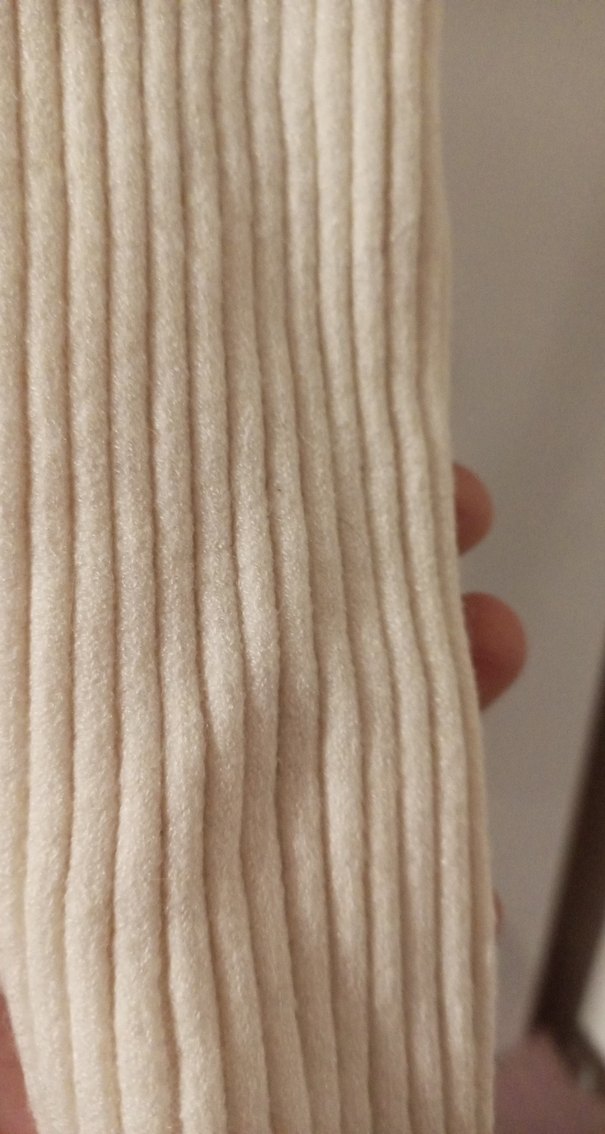 Bej V Yaka Kadın Triko Kazak - Görsel 3