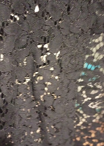 Dantel Detaylı Siyah Uzun Kollu gömlek - Görsel 3