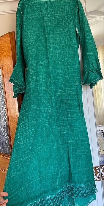 diğer Beden yeşil Renk Kadın yazlık elbise