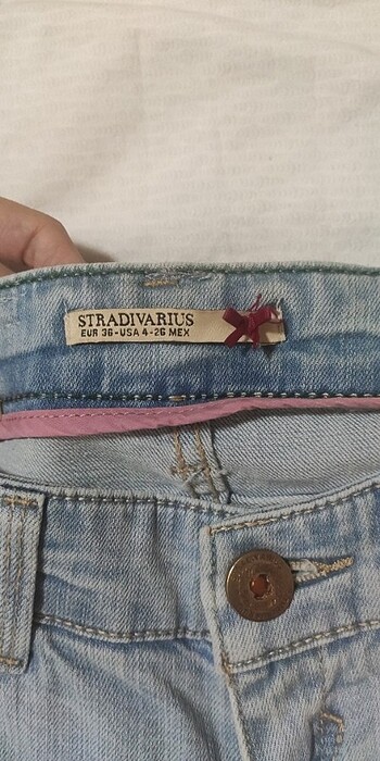 Stradivarius Düşük Bel Jean 
