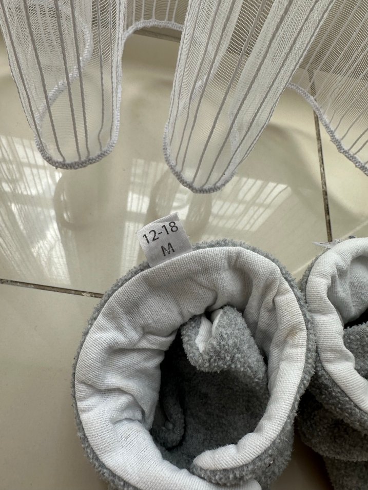 Gri Erkek Çocuk ella bonna panduf - Görsel 3