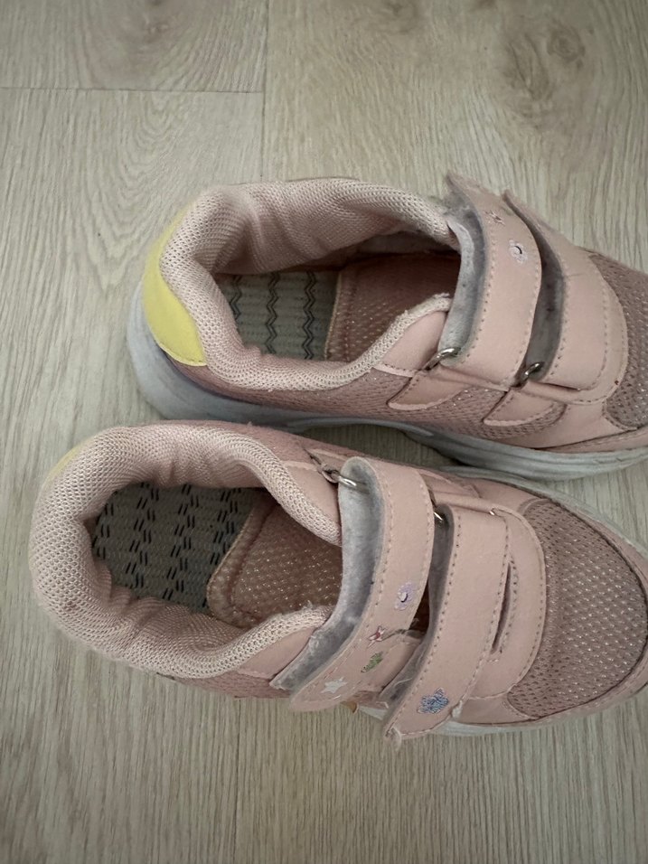 Pembe Kız Çocuk Cırt Cırtlı Spor Ayakkabı - Görsel 3