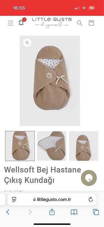 Little gusto bebek kundak battaniye - Görsel 6