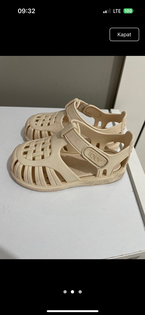 Kız Çocuk Bej igor sandalet - Görsel 2